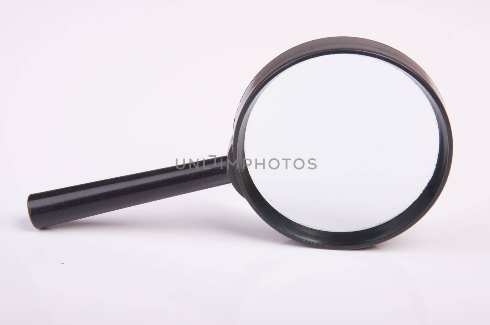 An image of magnify glass isolated