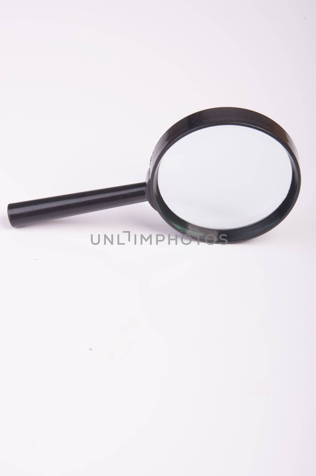 An image of magnify glass isolated