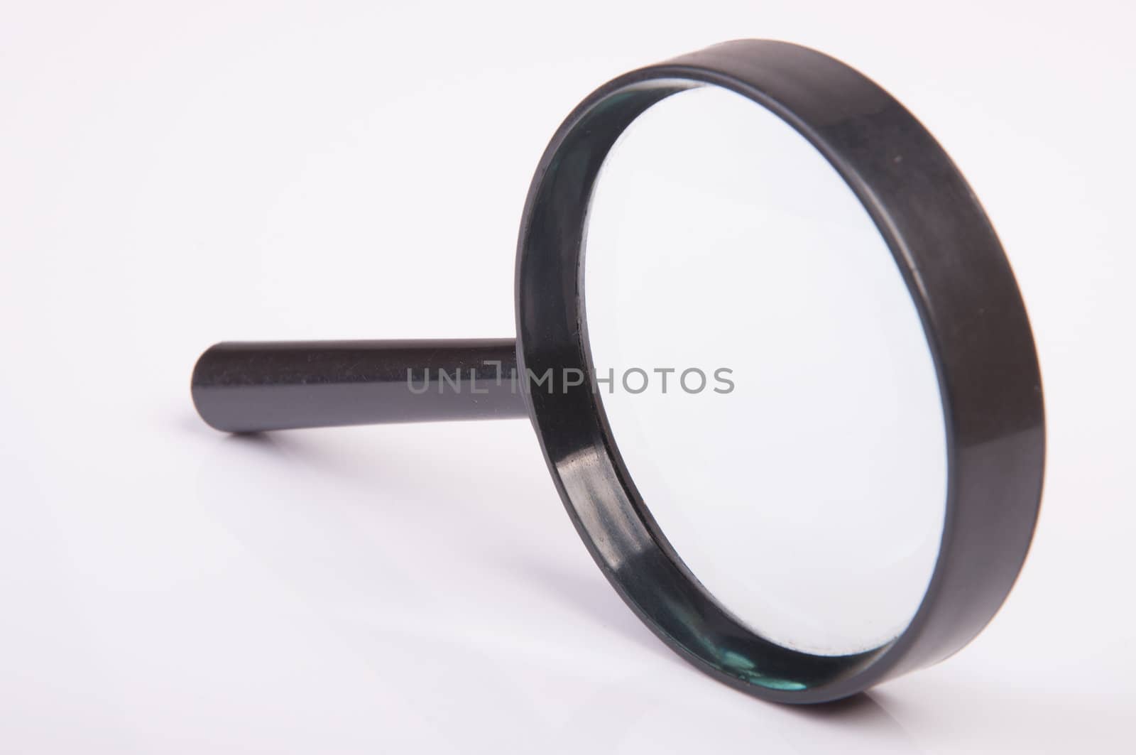 An image of magnify glass isolated