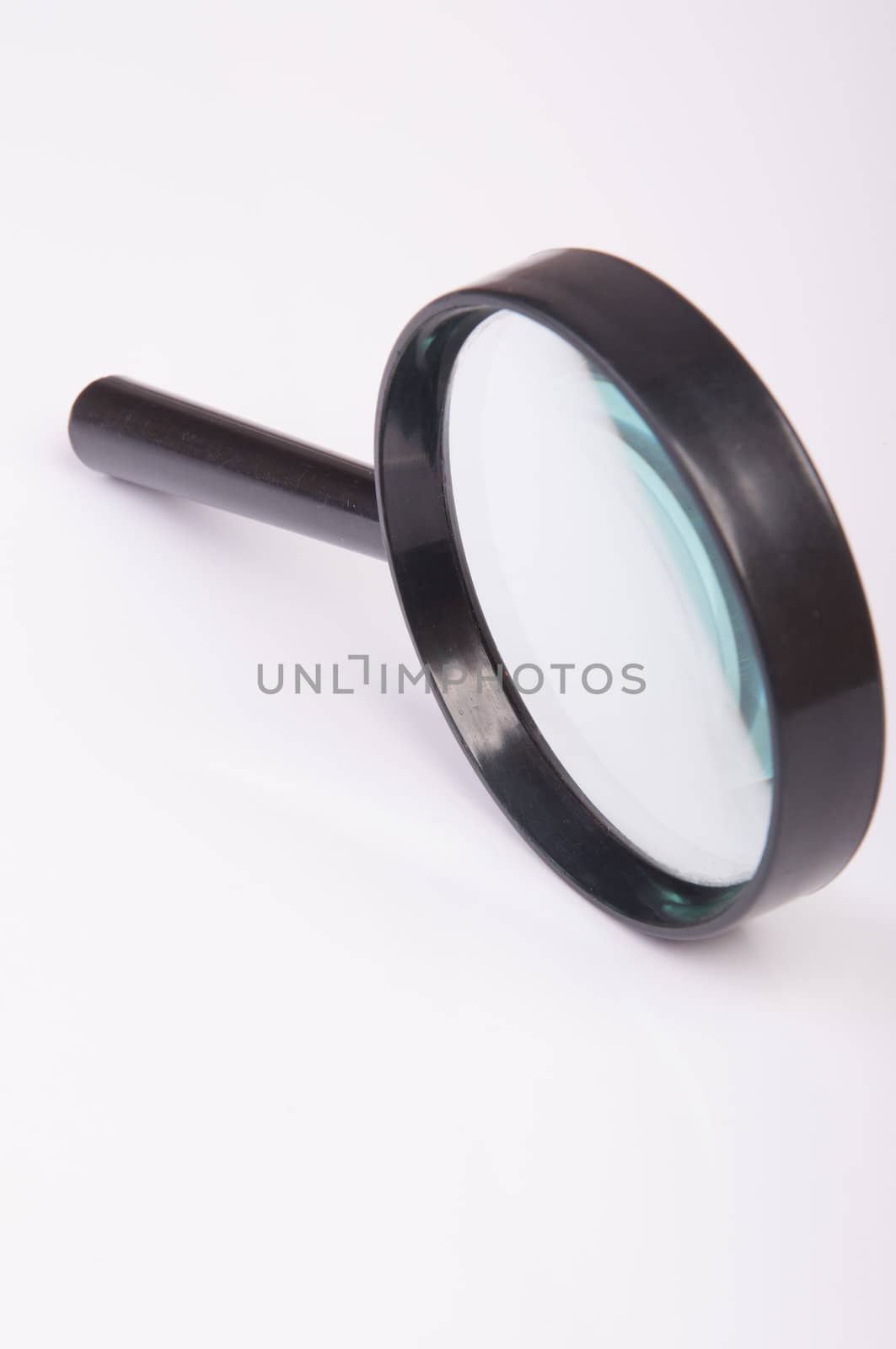 An image of magnify glass isolated
