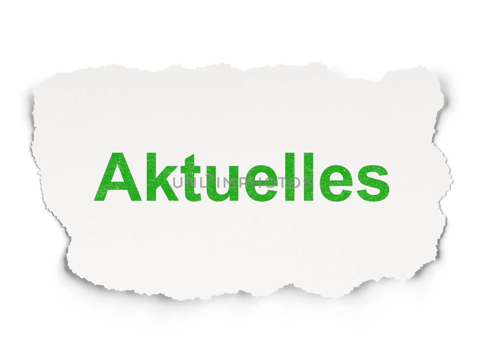 News concept: Aktuelles(german) on Paper background by maxkabakov