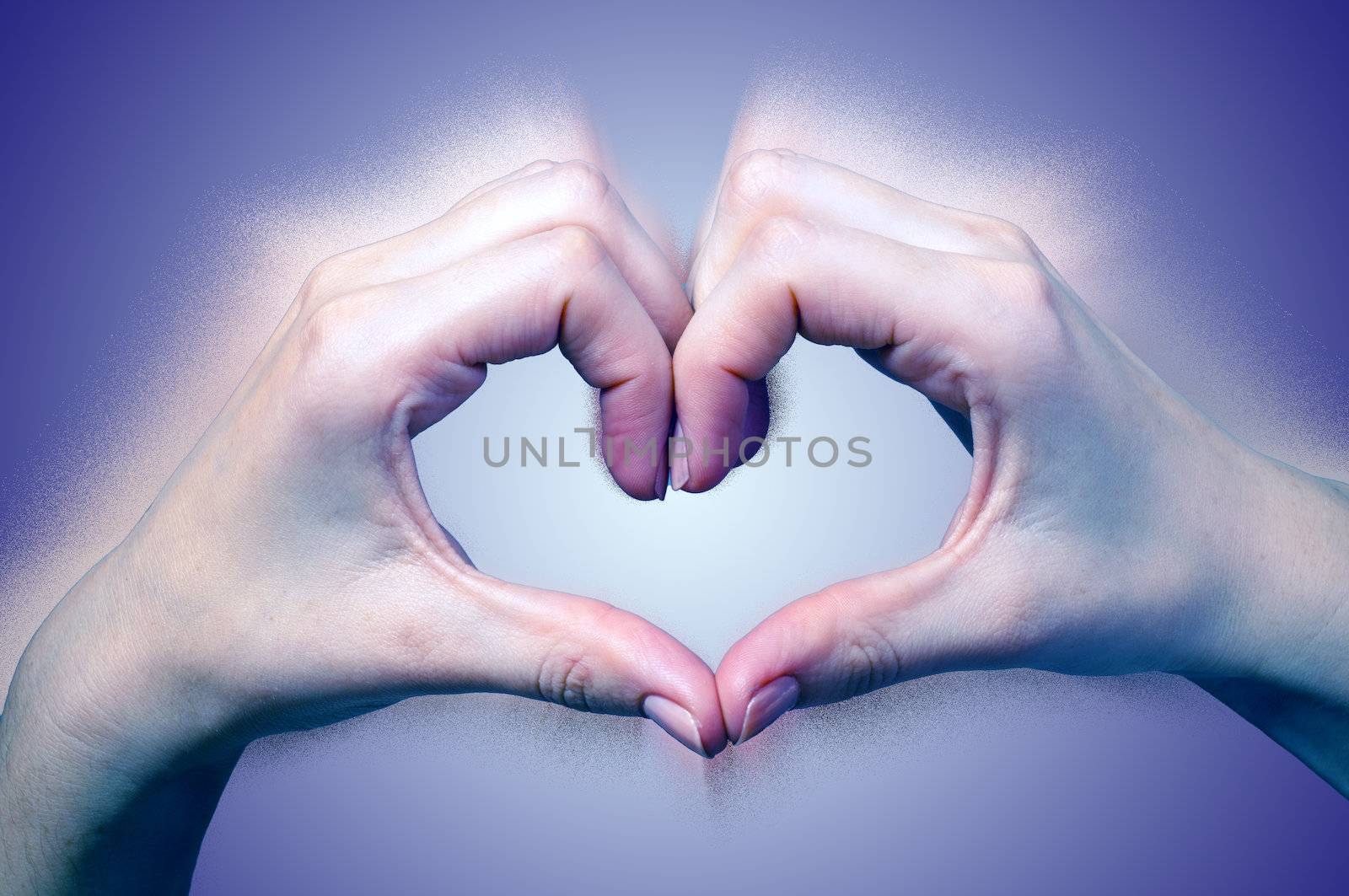 an image of female hand isolated