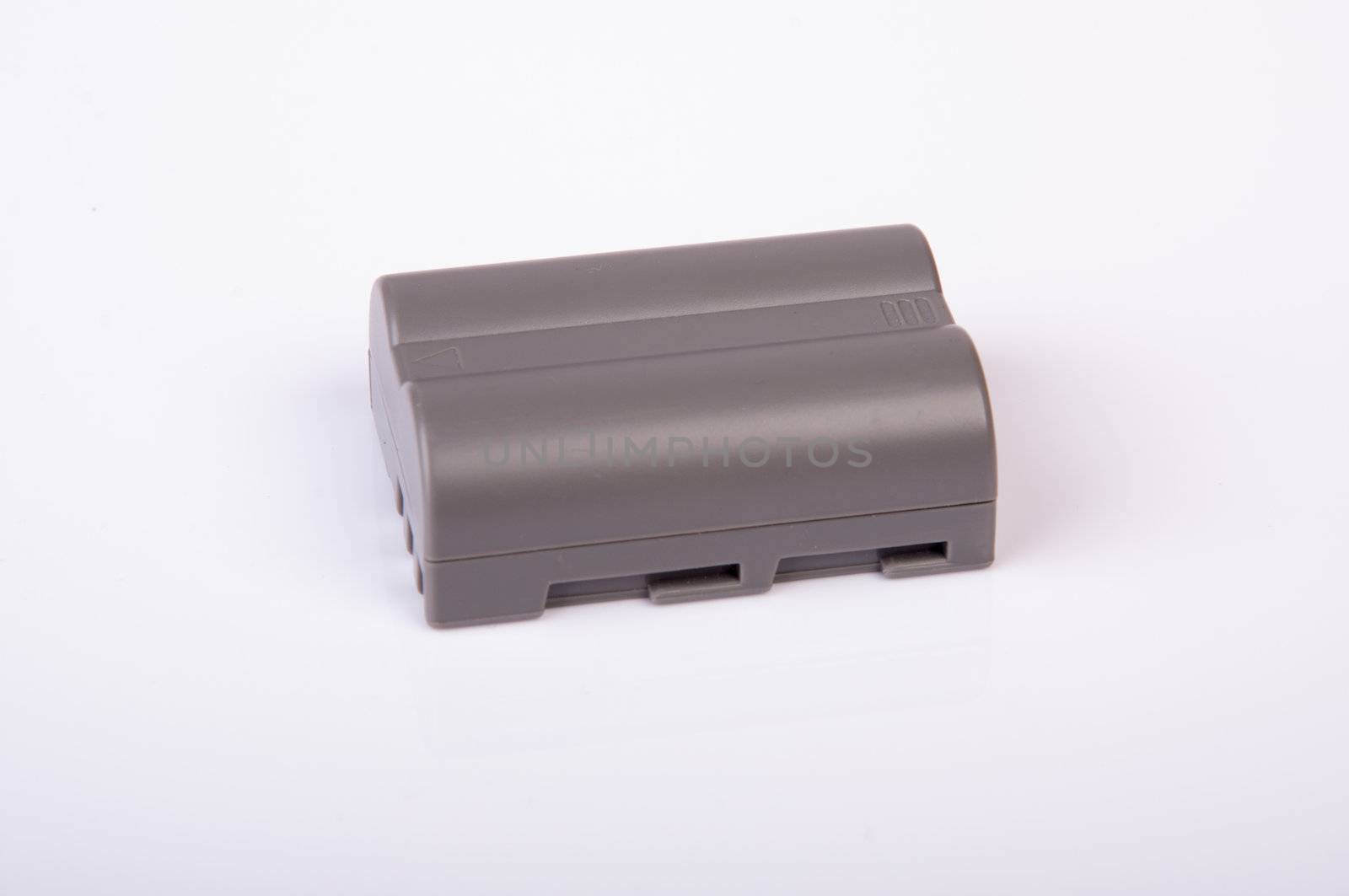 An image of li on battery isolted on white