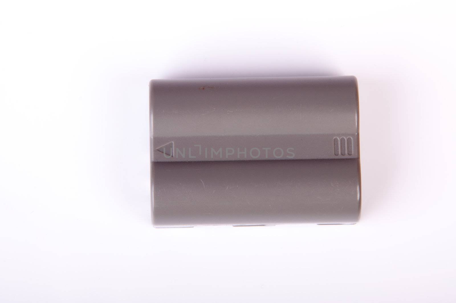 An image of li on battery isolted on white