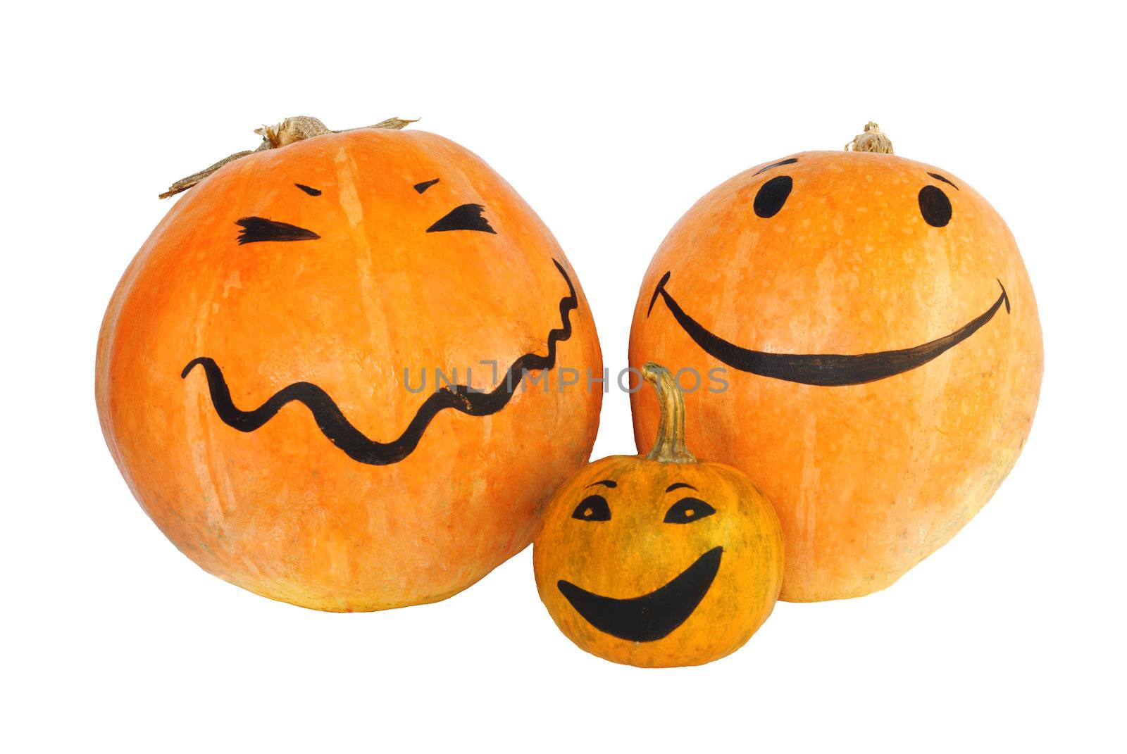 Halloween Pumpkin Family by Nickolya