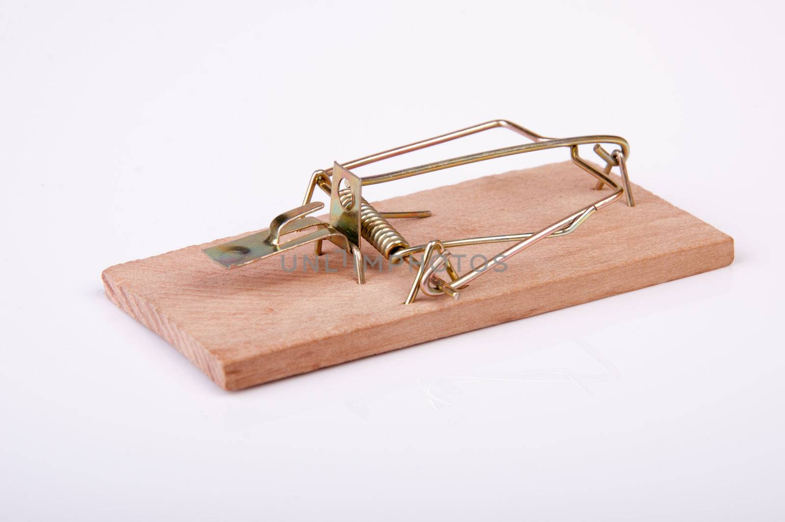 An image of mouse trap isolated on white