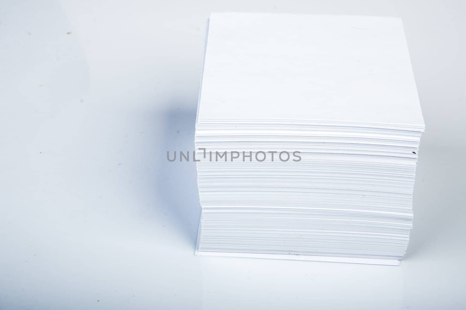 An image of white stick note isolated 