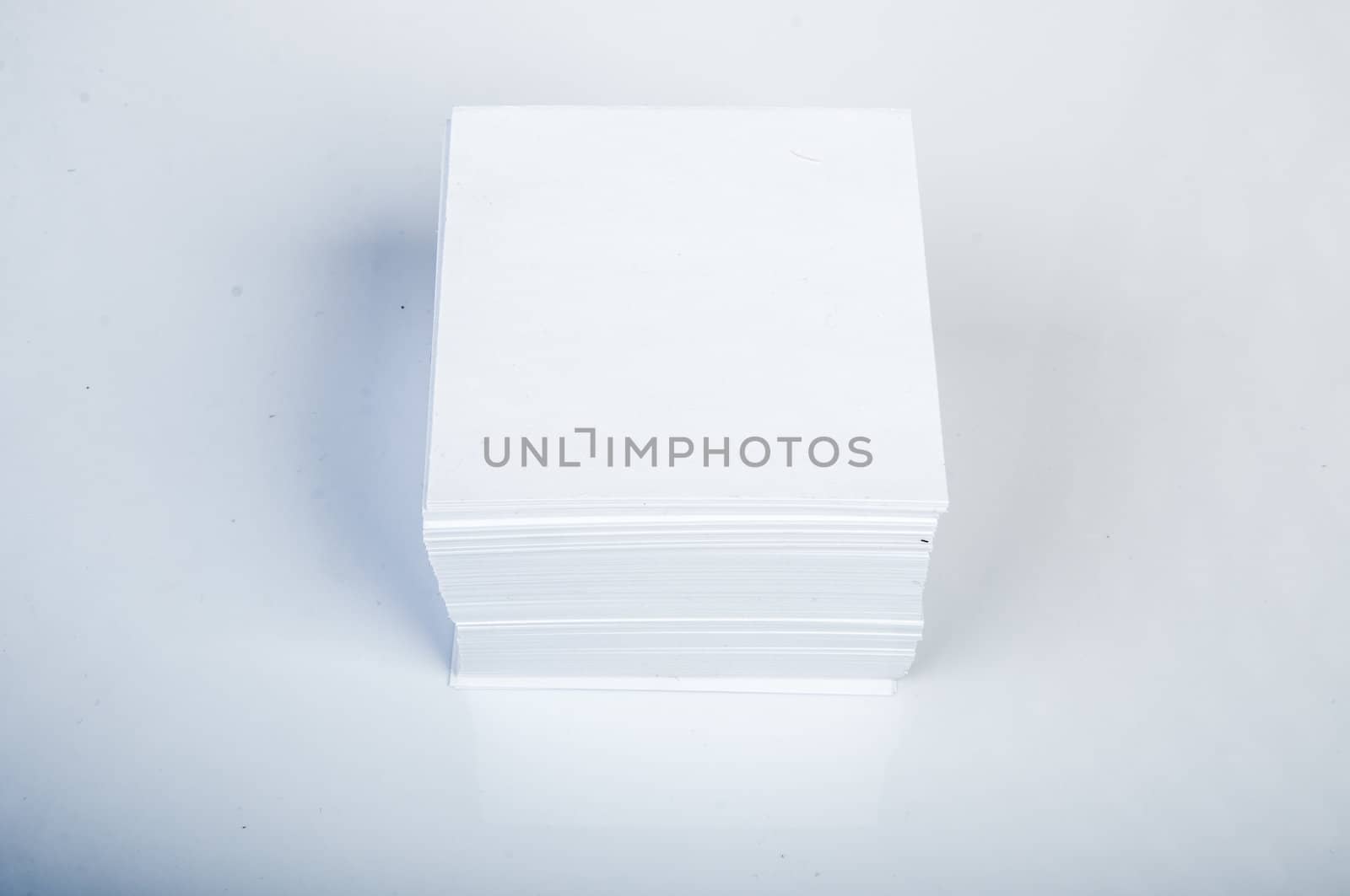 An image of white stick note isolated 