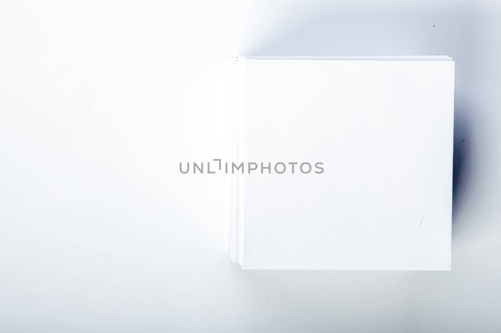 An image of white stick note isolated 