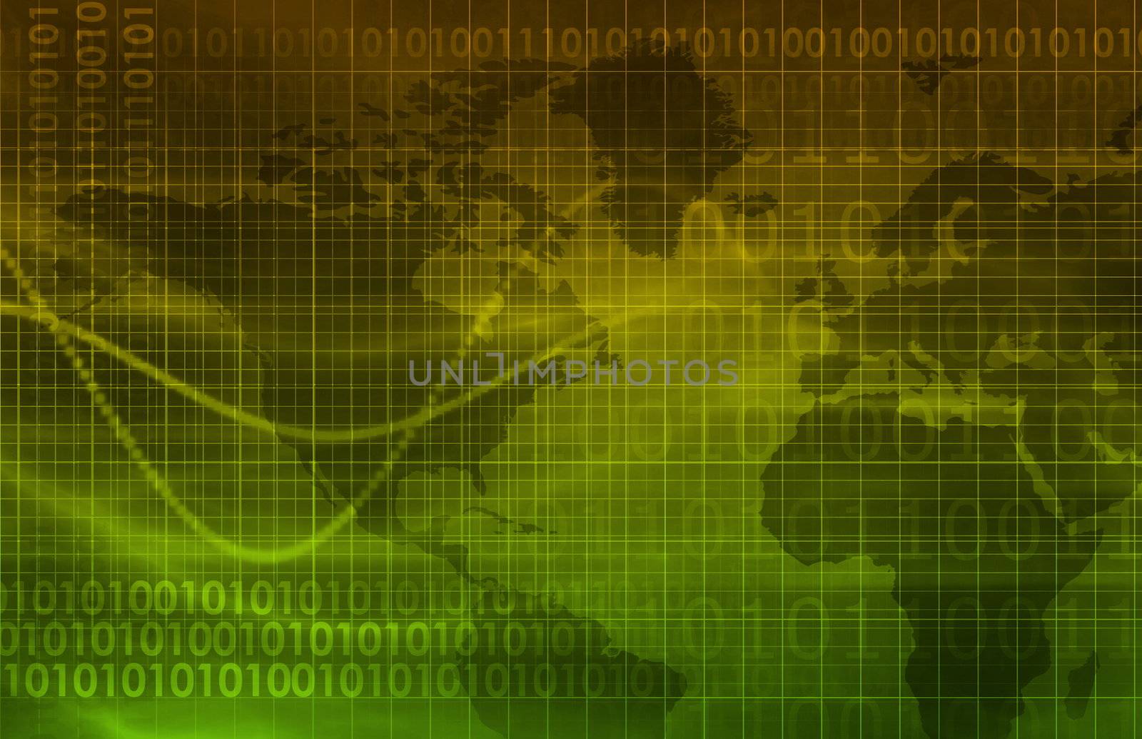Internet World Wide Web Abstract Tech Background