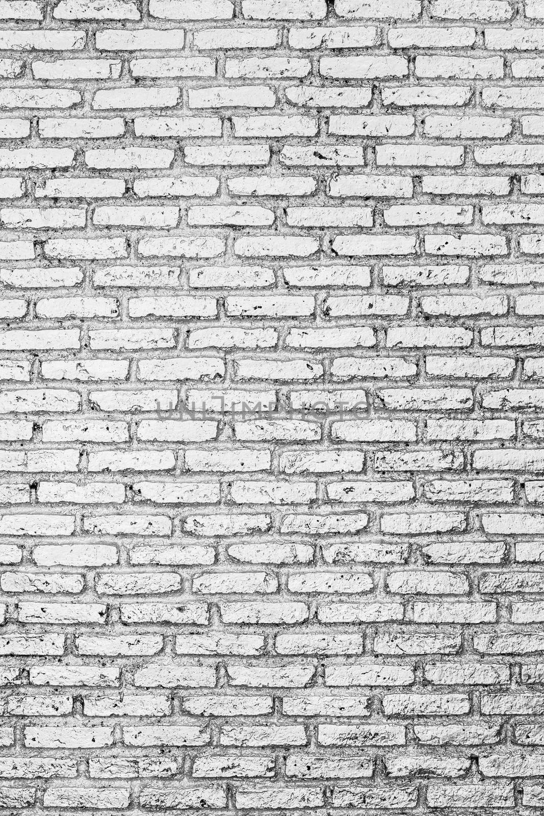 Silver painted brick wall background