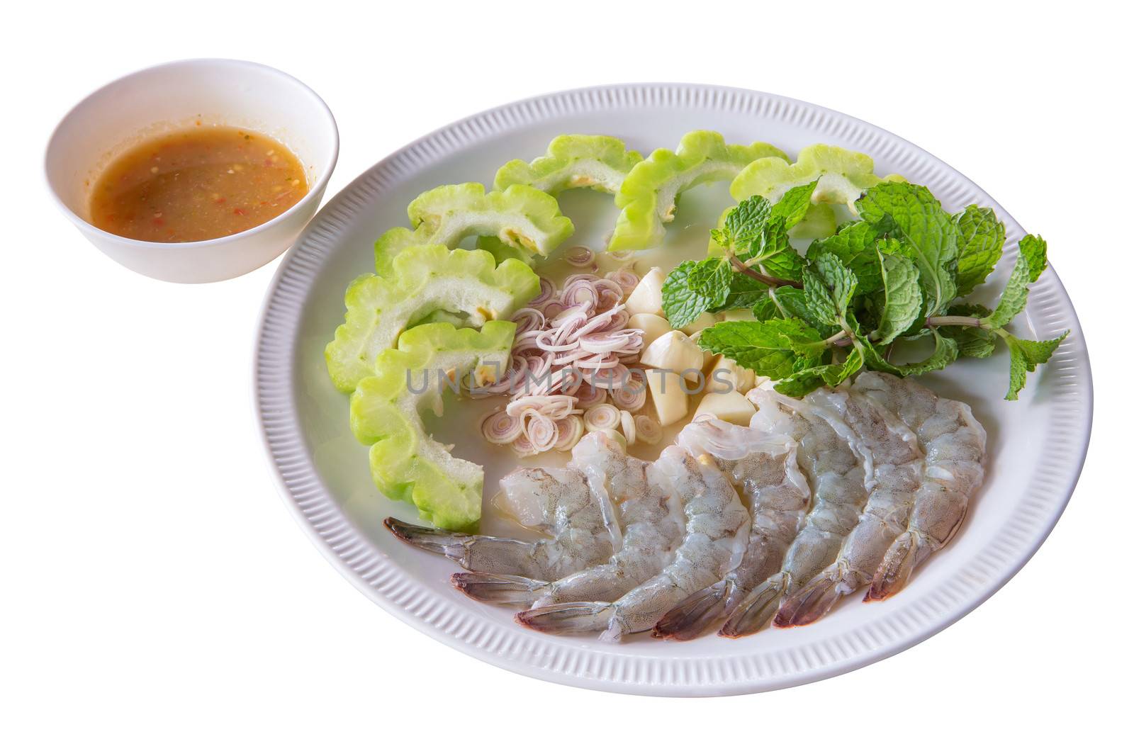 Raw Shrimp in Fish Sauce by smuay