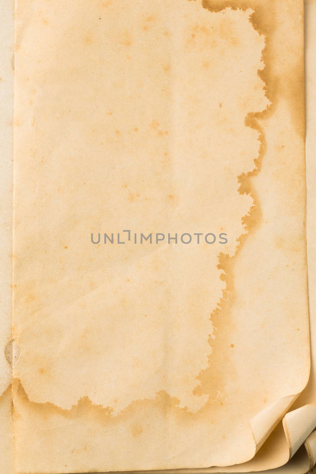 Old grunge and weathered blank note paper texture