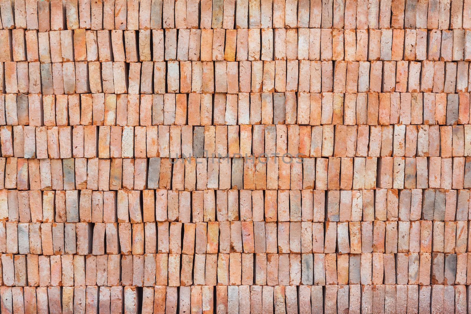 Stacks of Thai Red brick