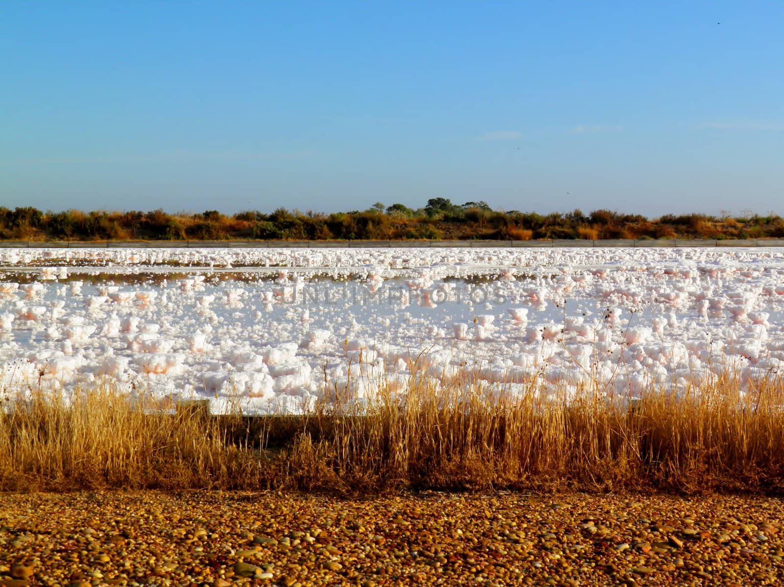 Saline, salt camp background