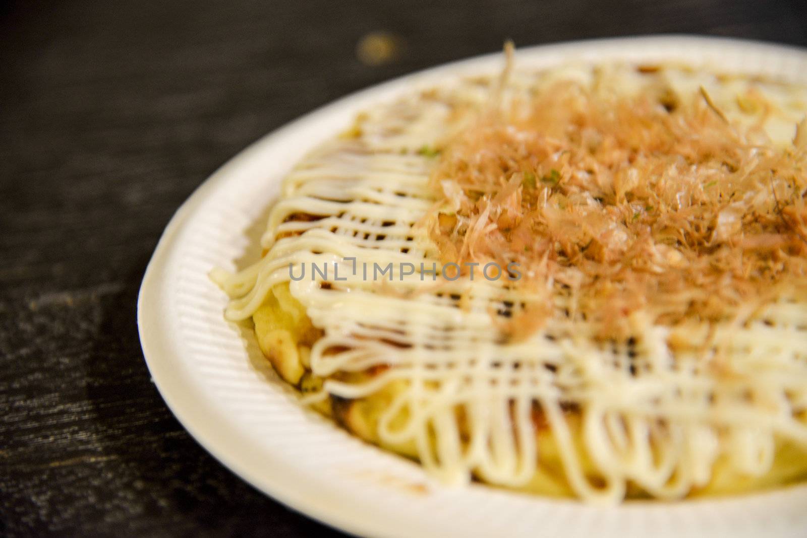 Okonomiyaki in the plate2 by gjeerawut