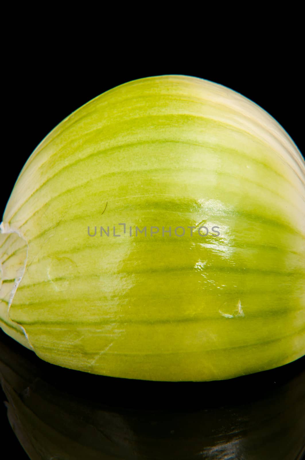 An image of close up onion isolated