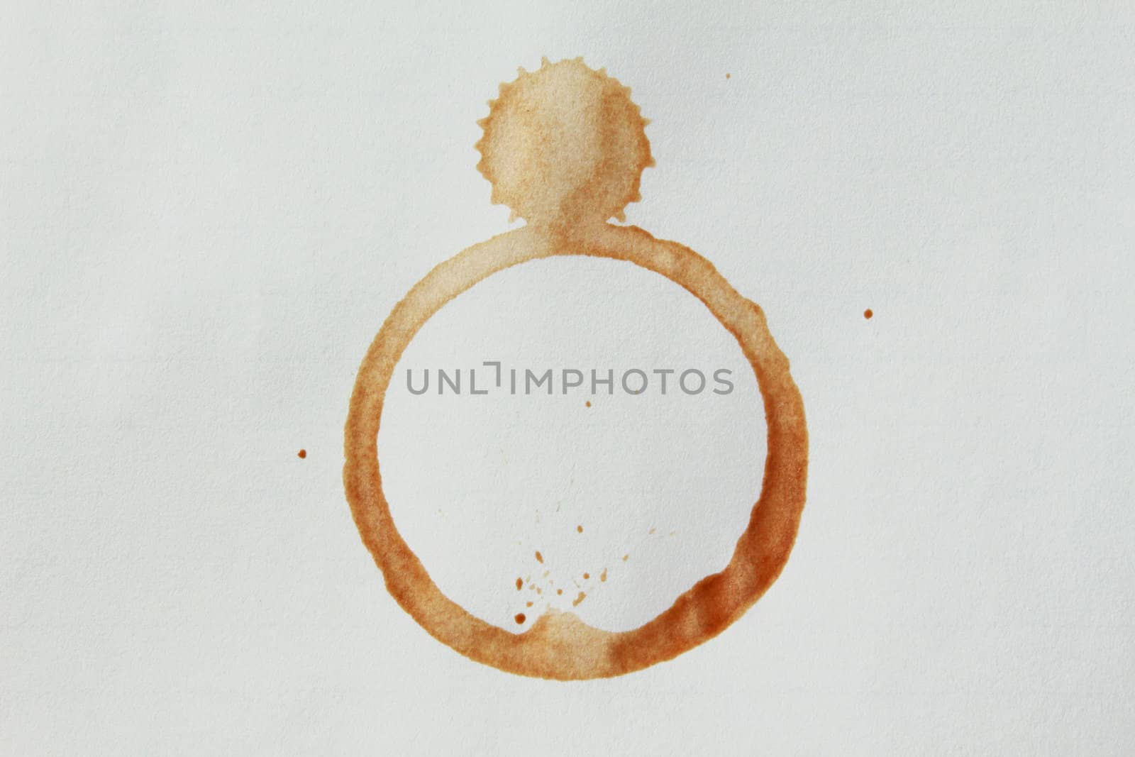 Coffee cup stain