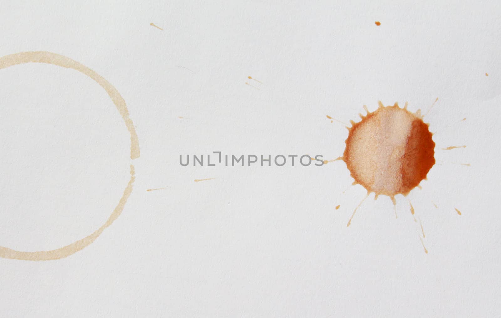 Coffee cup stain