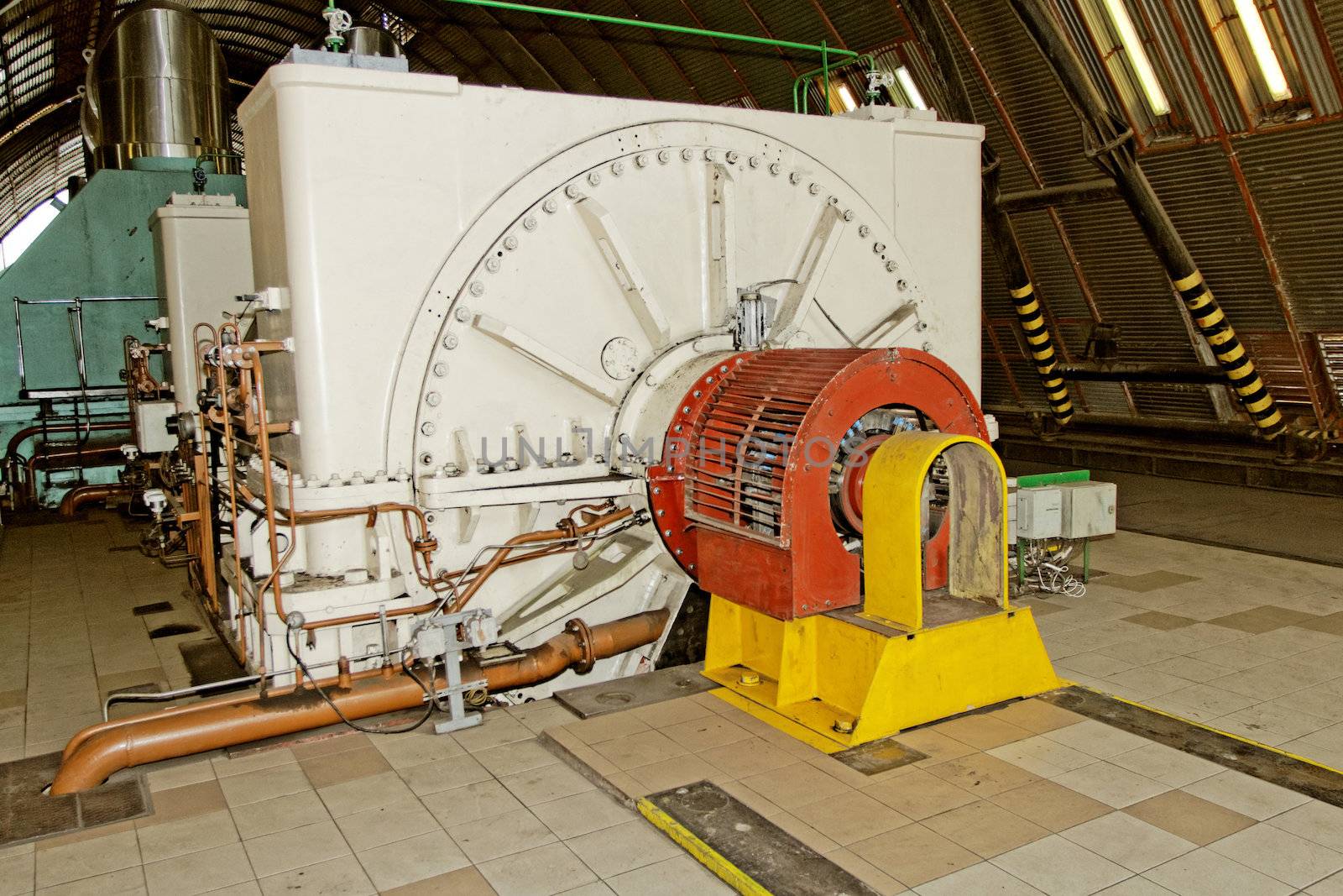 generator in a electricity power plant