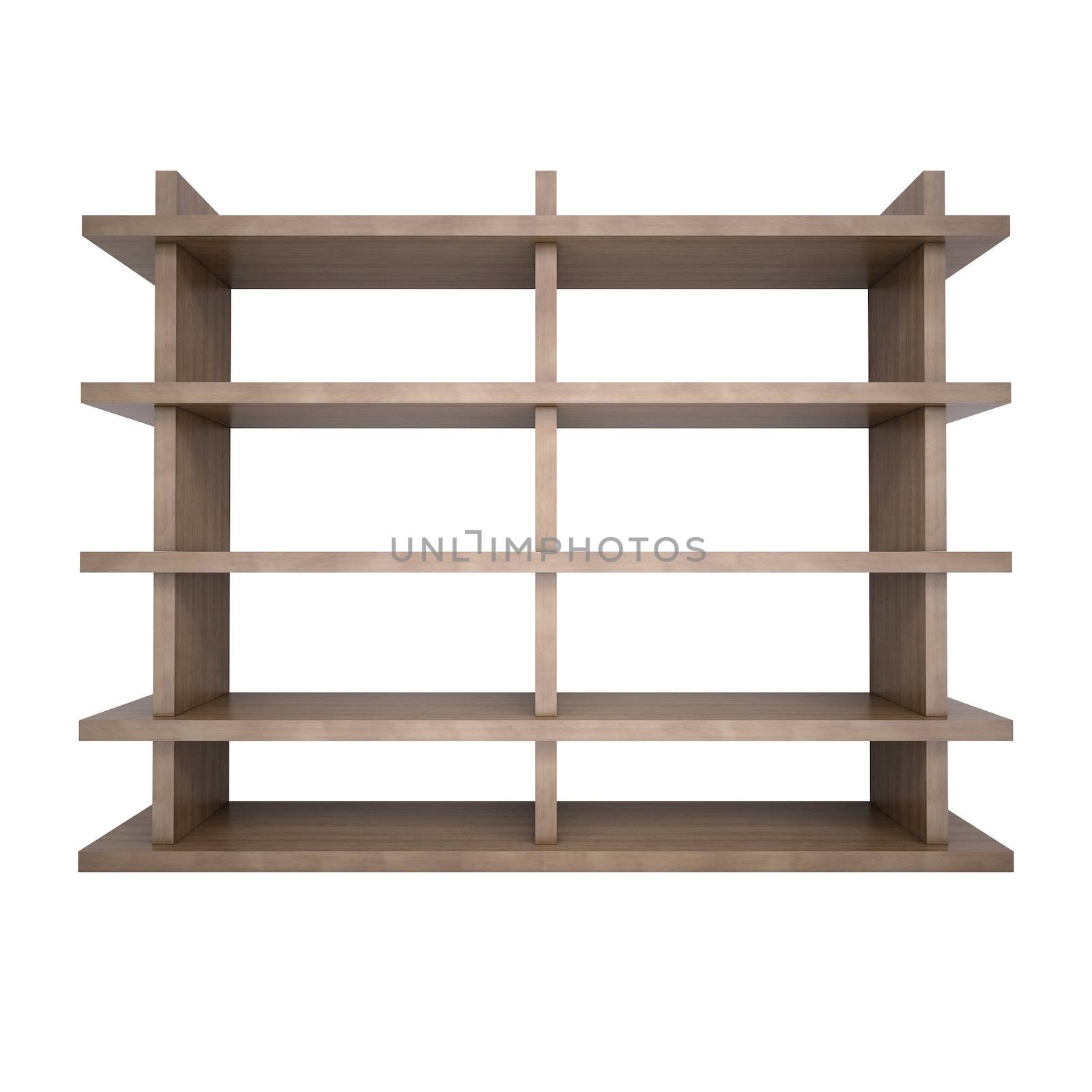 Wooden shelves by cherezoff