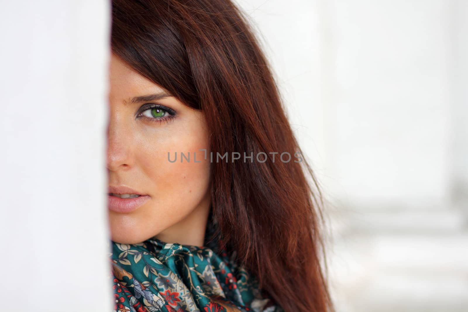 Beautiful young woman. Outdoor portrait