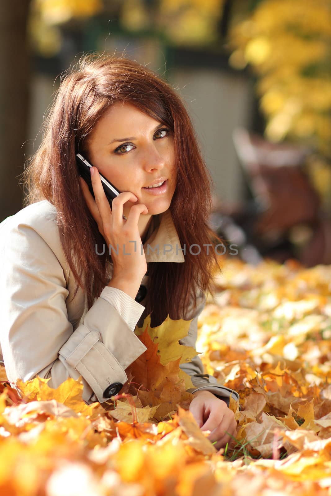 Beautiful young woman. Outdoor portrait