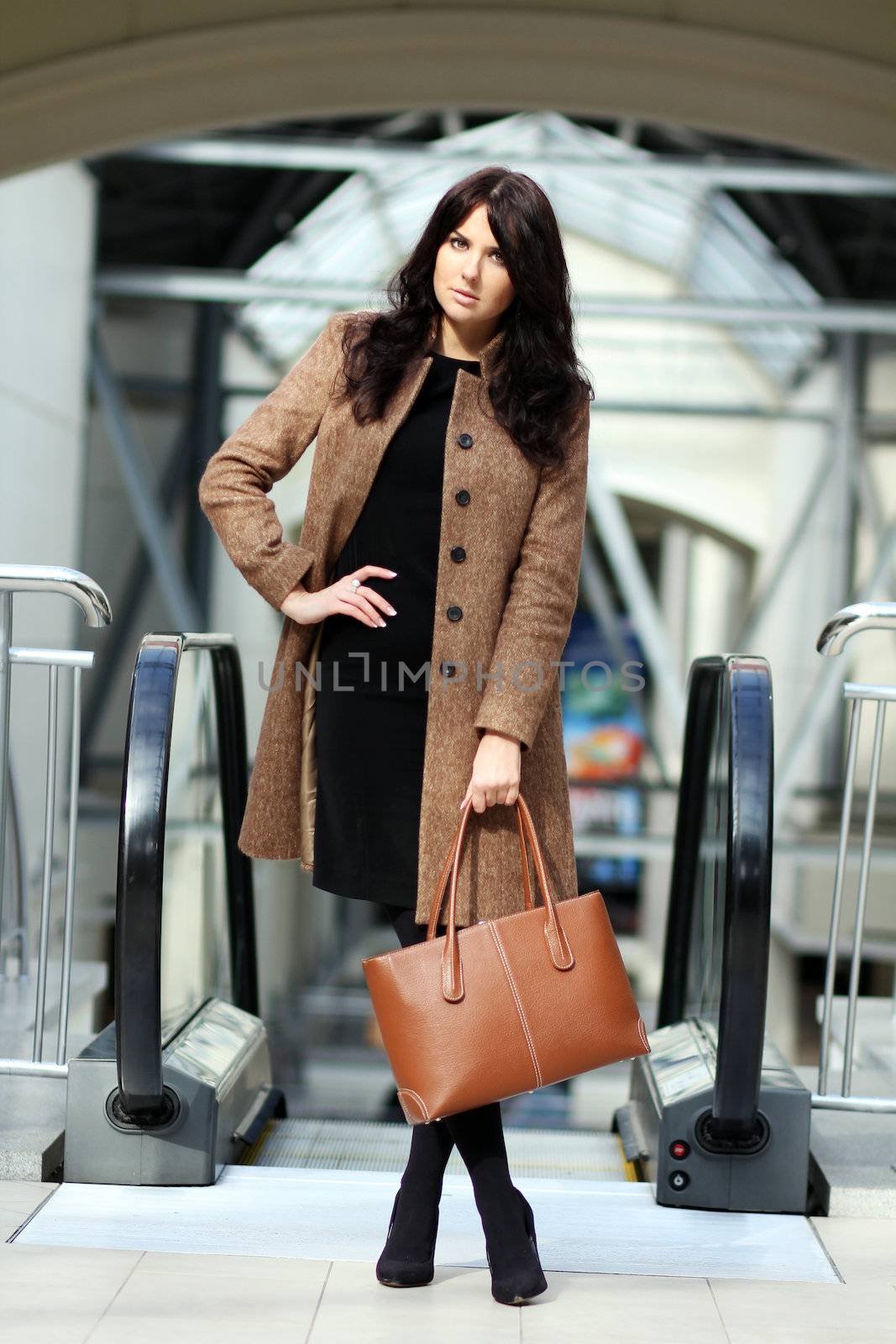 The beautiful young urban woman