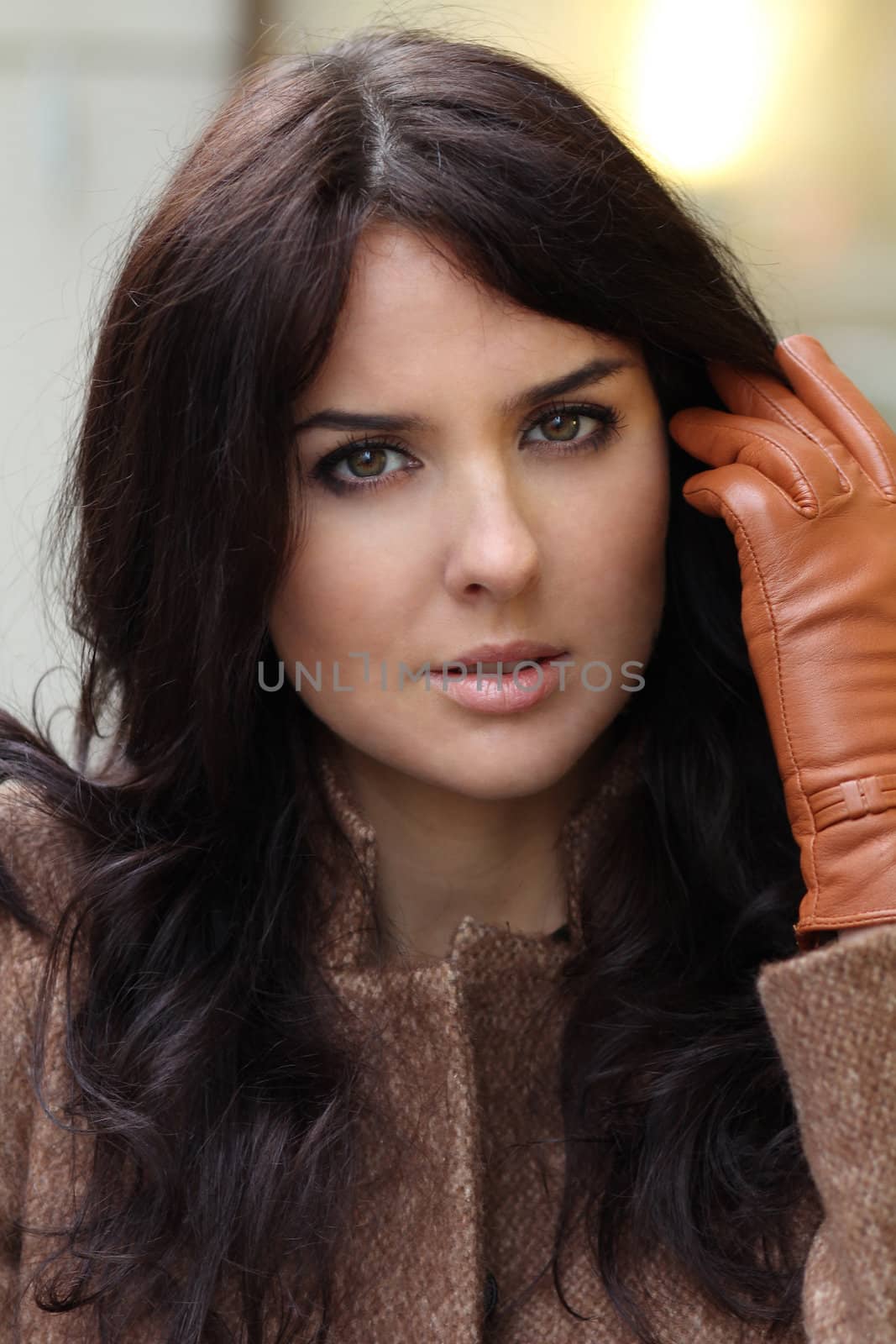 Beautiful young woman. Outdoor portrait