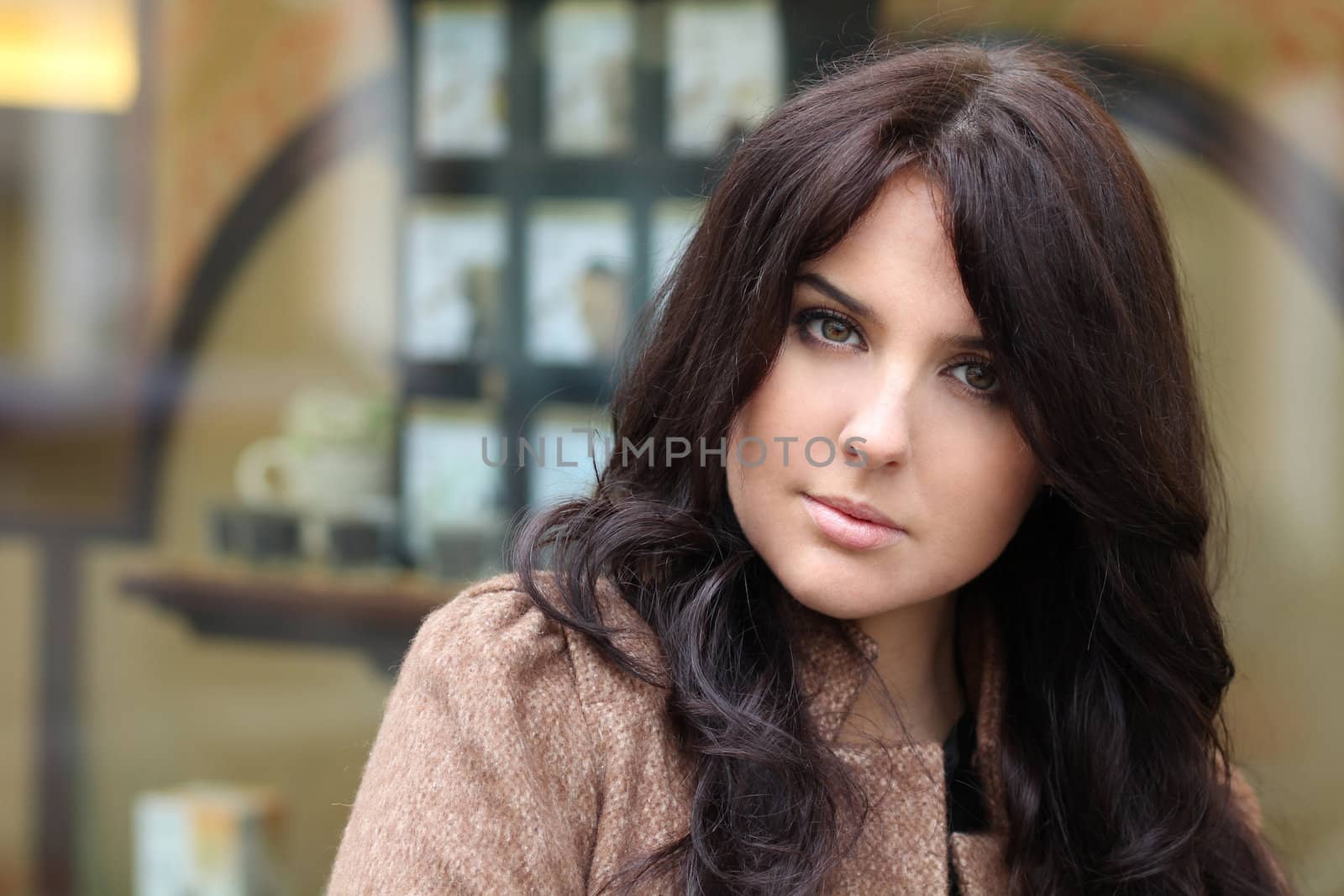 Beautiful young woman. Outdoor portrait