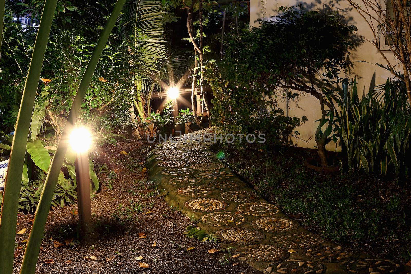 walkway at a Thailand Restaurant  by myrainjom01