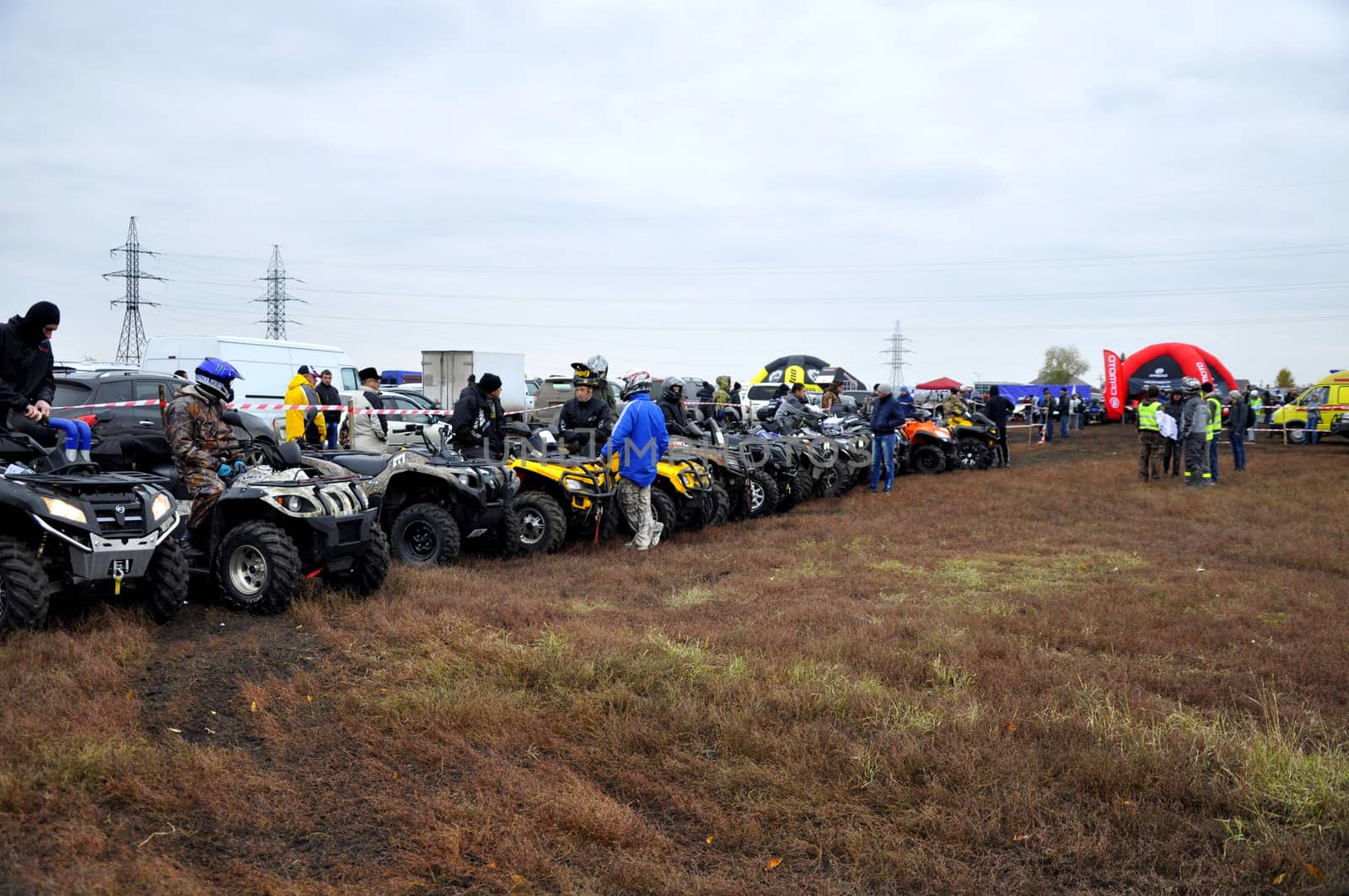 Official closing of a season of driving on ATVs took place in Tyumen on October 5 on rest and sports Tsentra Route "Voroninsky hills"