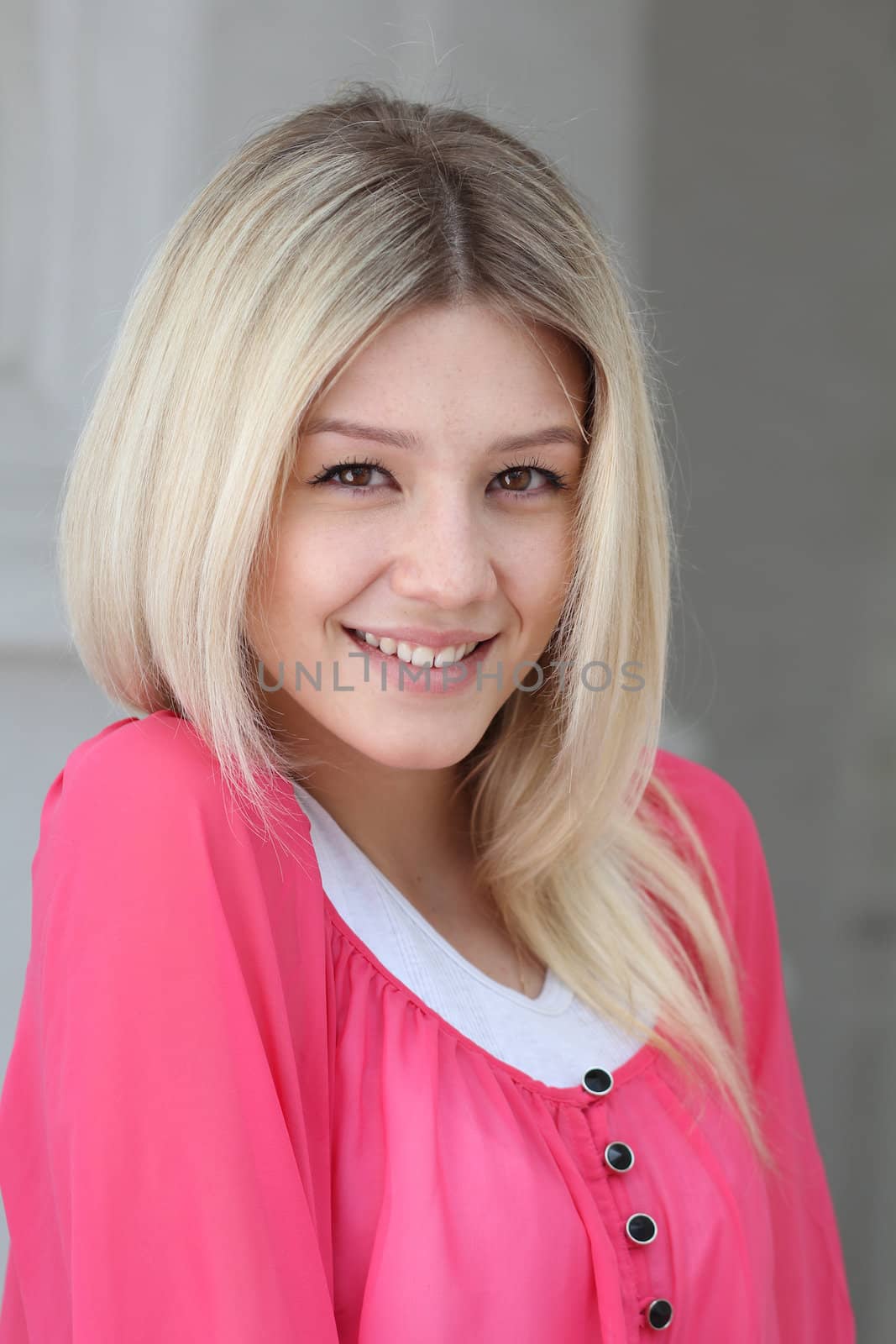 Beautiful young woman. Outdoor portrait
