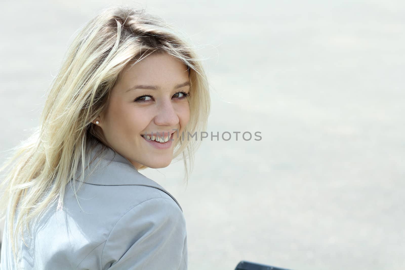 Portrait of beautiful woman