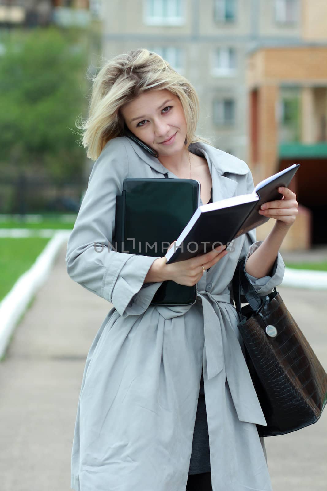 Beautiful young woman. Outdoor portrait