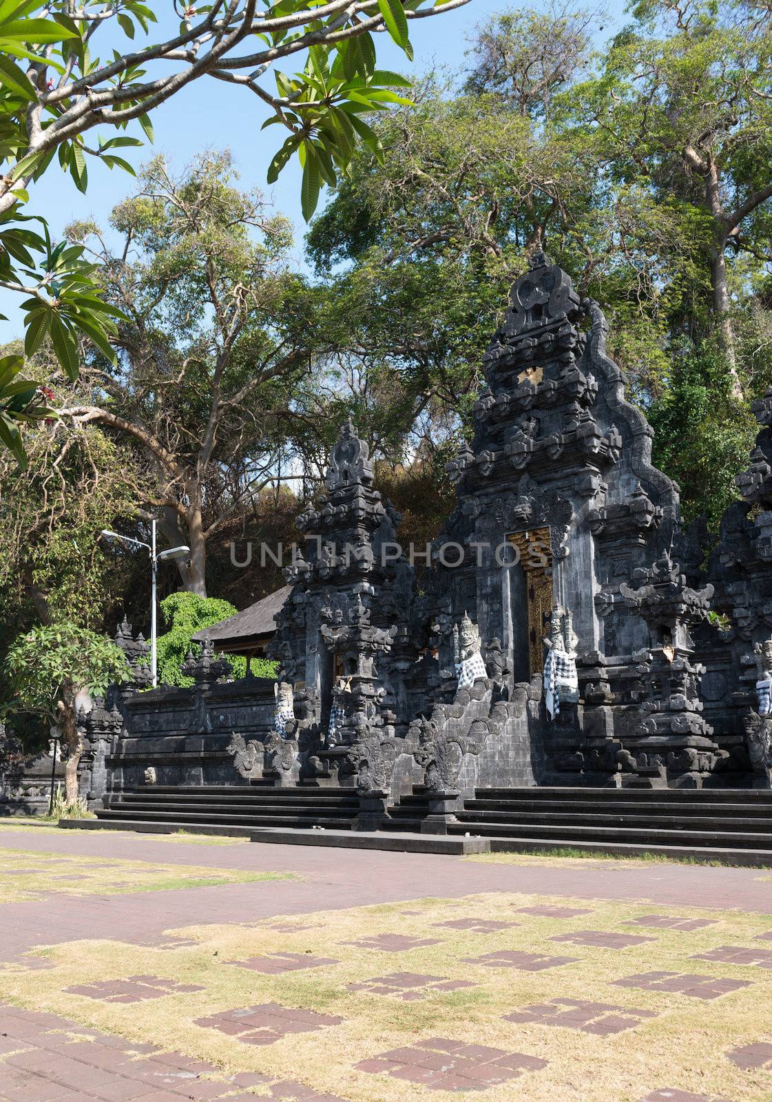 Entrance gate in Goa Lawah Bat Cave temple, Bali, Indonesia