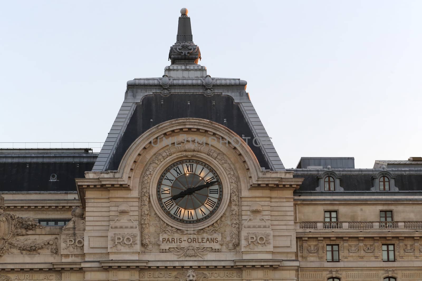 The Orsay Museum in Paris across the Seine River