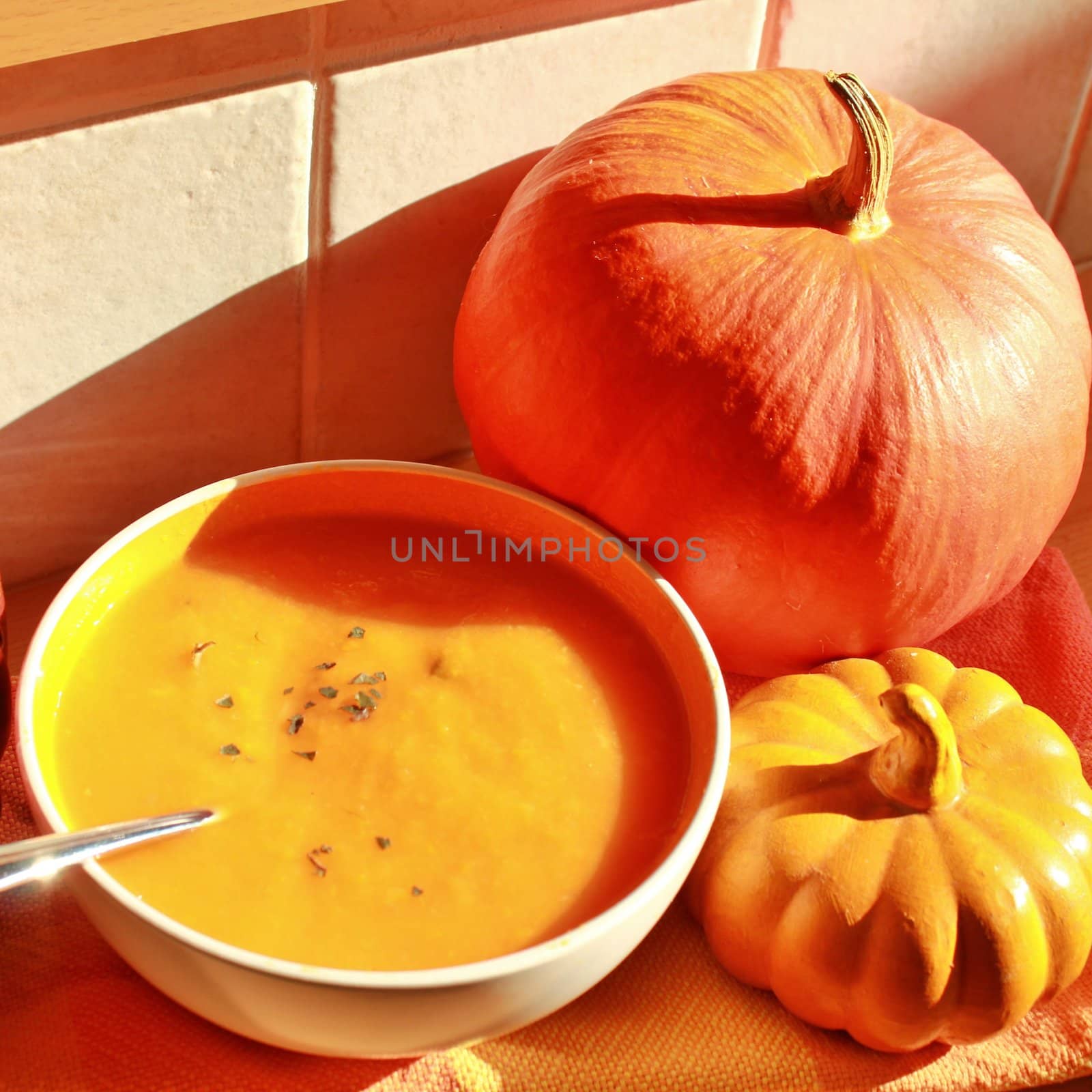 a soup wih pumpkin