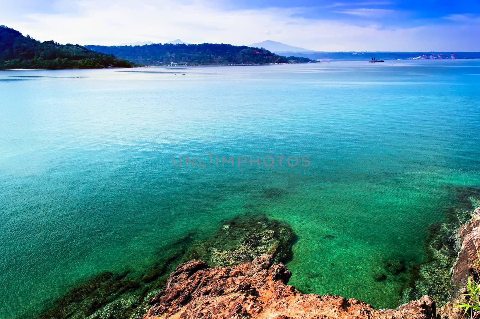 On Seashore in Subic Bay. Philippines 2013