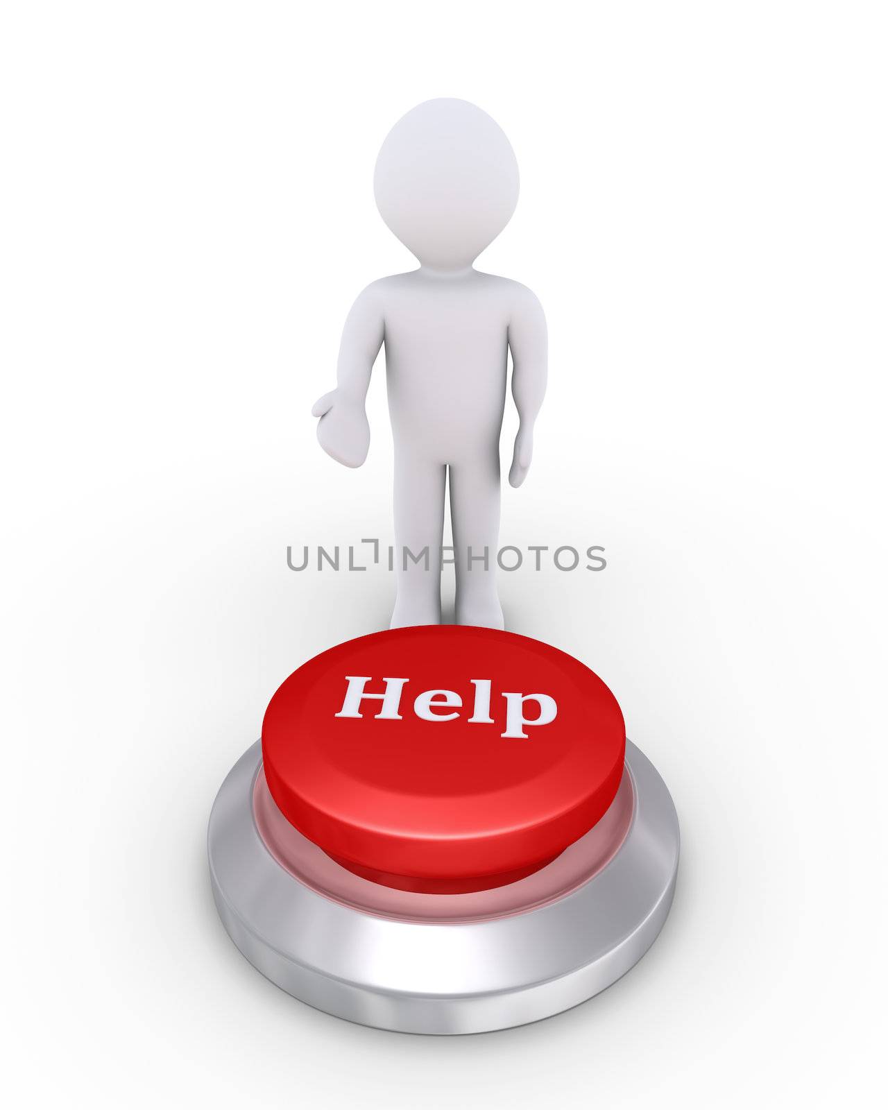 Person offers help button by 6kor3dos