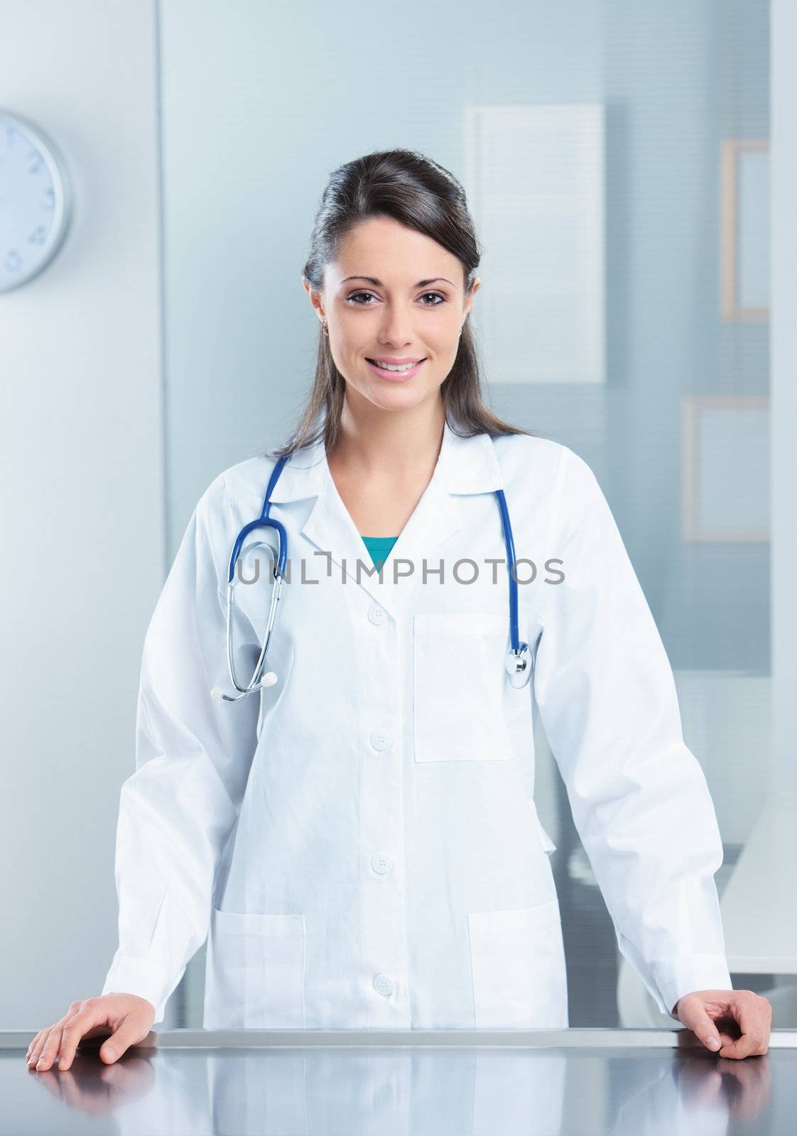 Portrait of a confident woman doctor in her office