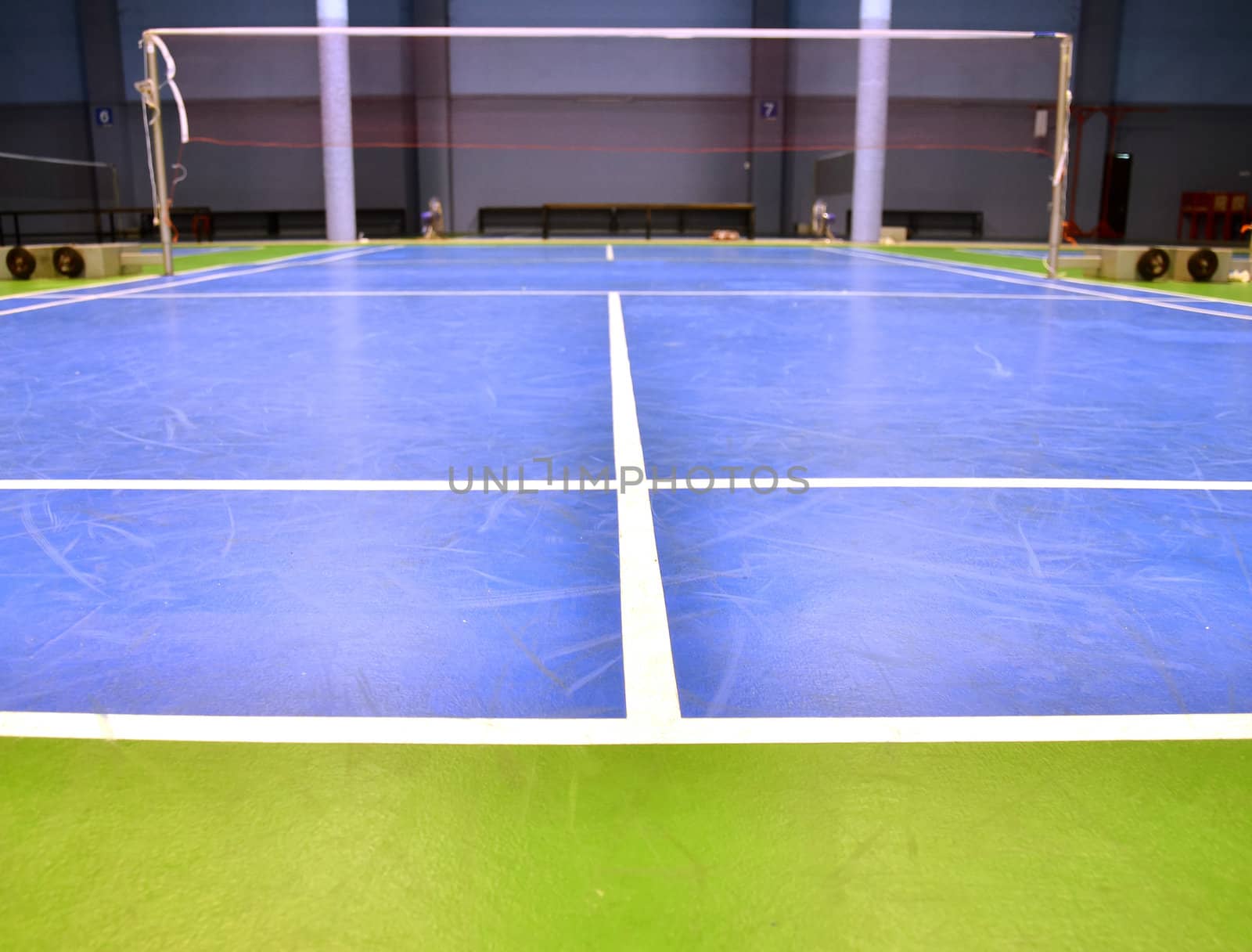 indoor badminton court