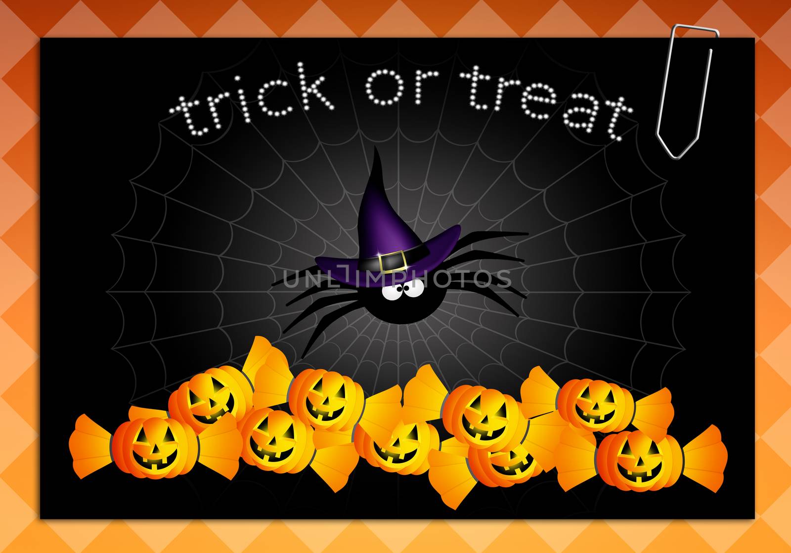 Trick or treat for Happy Halloween