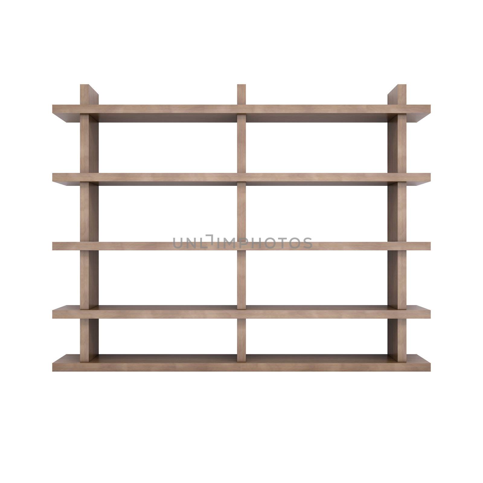 Wooden shelves by cherezoff