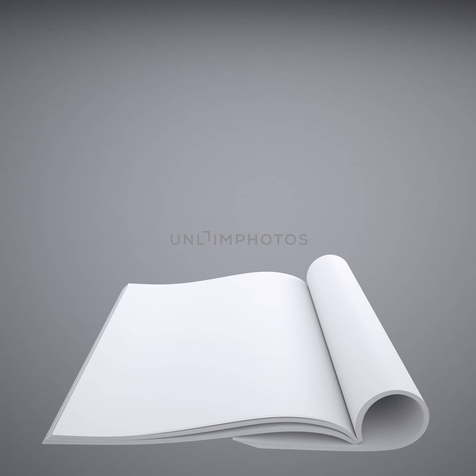 Open white book by cherezoff