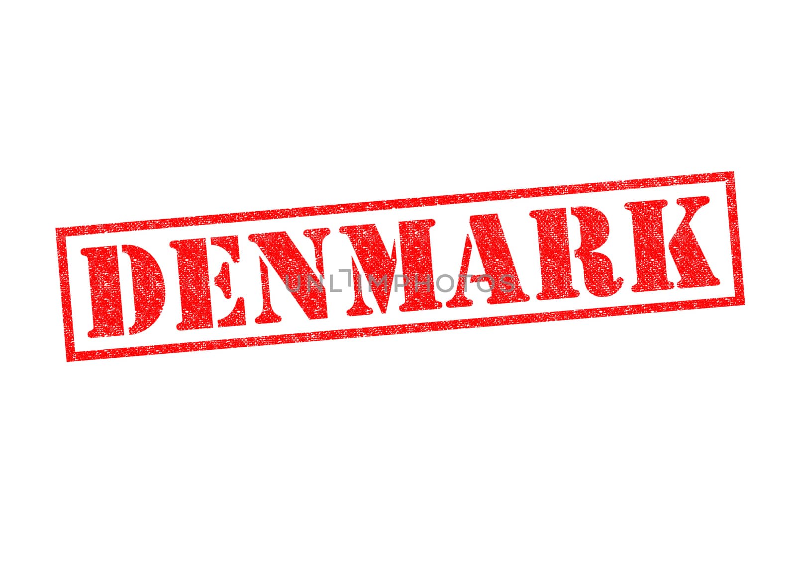 DENMARK Rubber Stamp over a white background.