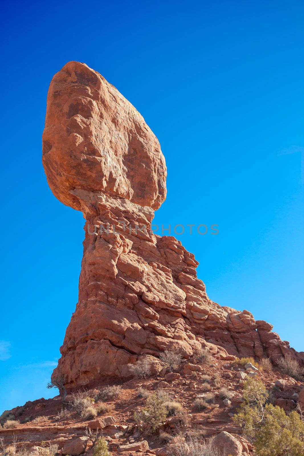Balancing Rock at Arches National Park by picturyay
