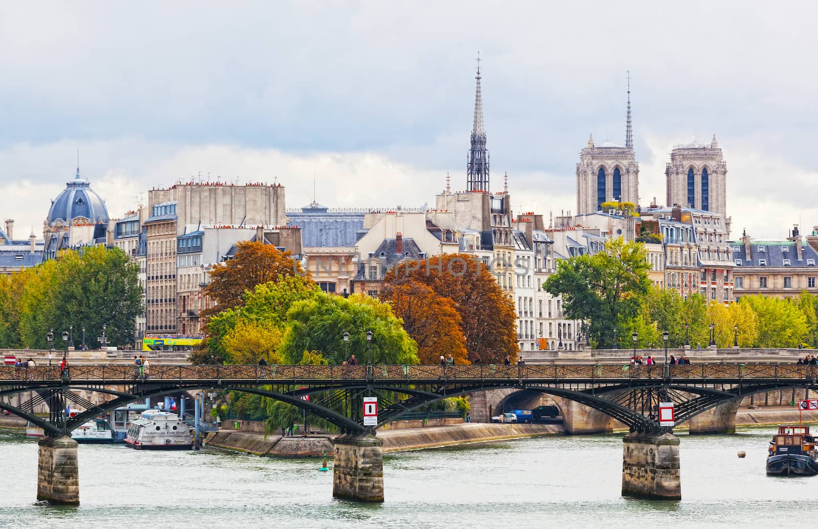 Seine Embankment in Paris, France by elena_shchipkova