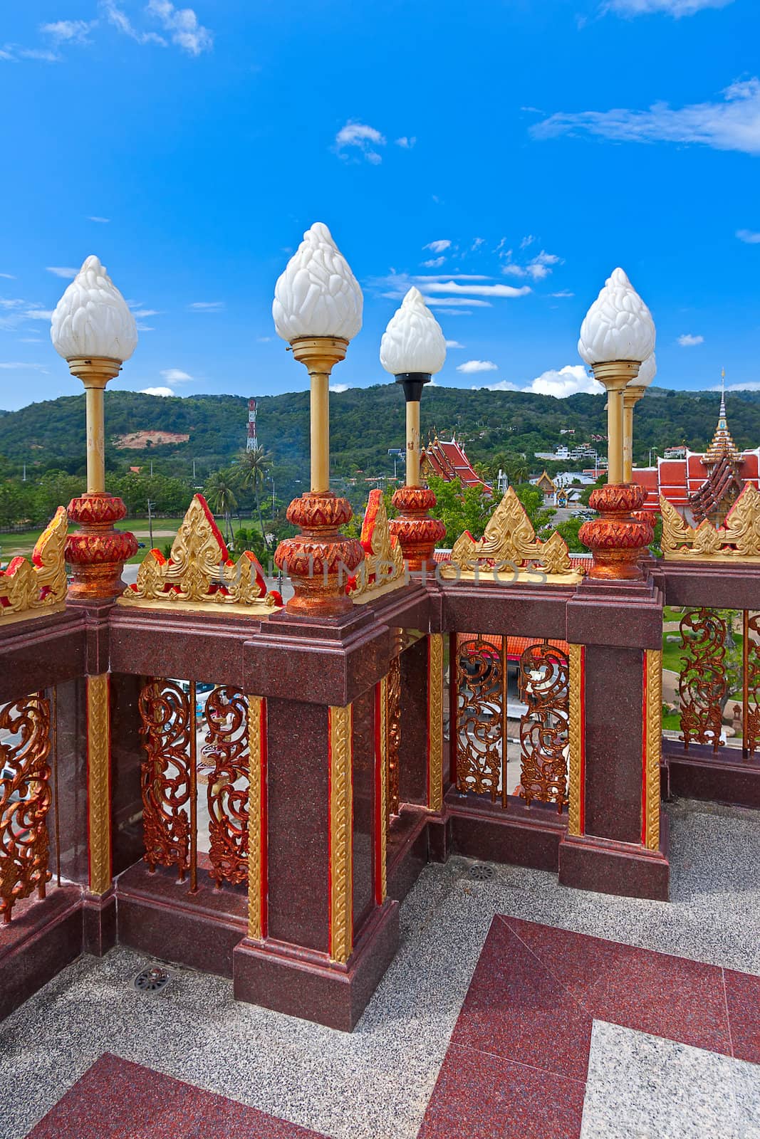 lantern of Buddhist temple by zhannaprokopeva