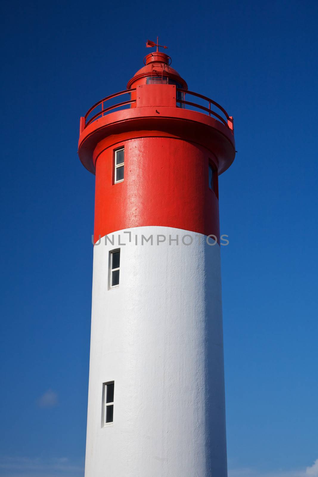 Lighthouse in Umhlanga Rocks near Durban on the East Coast of South Africa